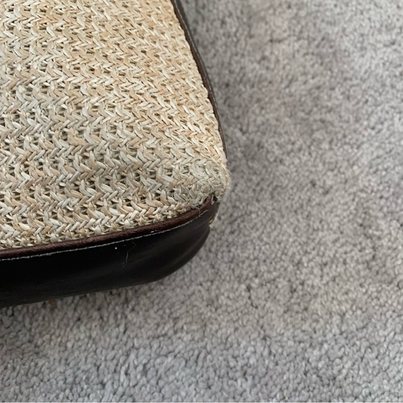 VINTAGE CRAZY HORSE WOVEN LEATHER SINGLE STRAP BAG - Picture 3 of 9